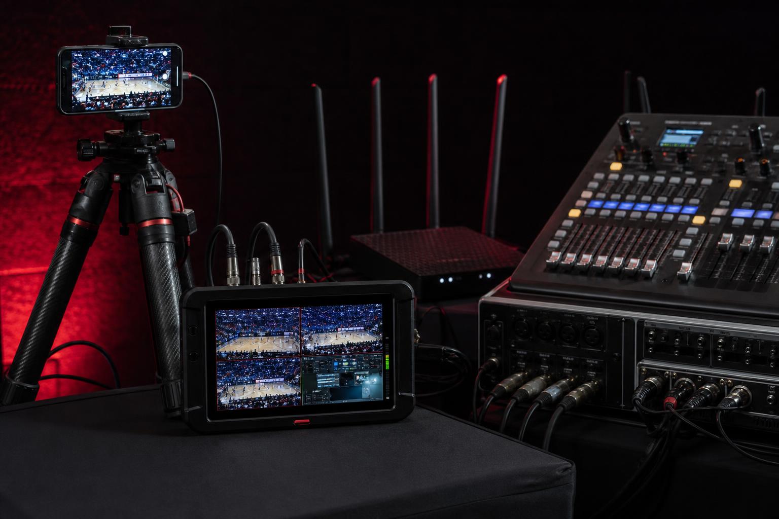 Equipamiento de producción audiovisual profesional